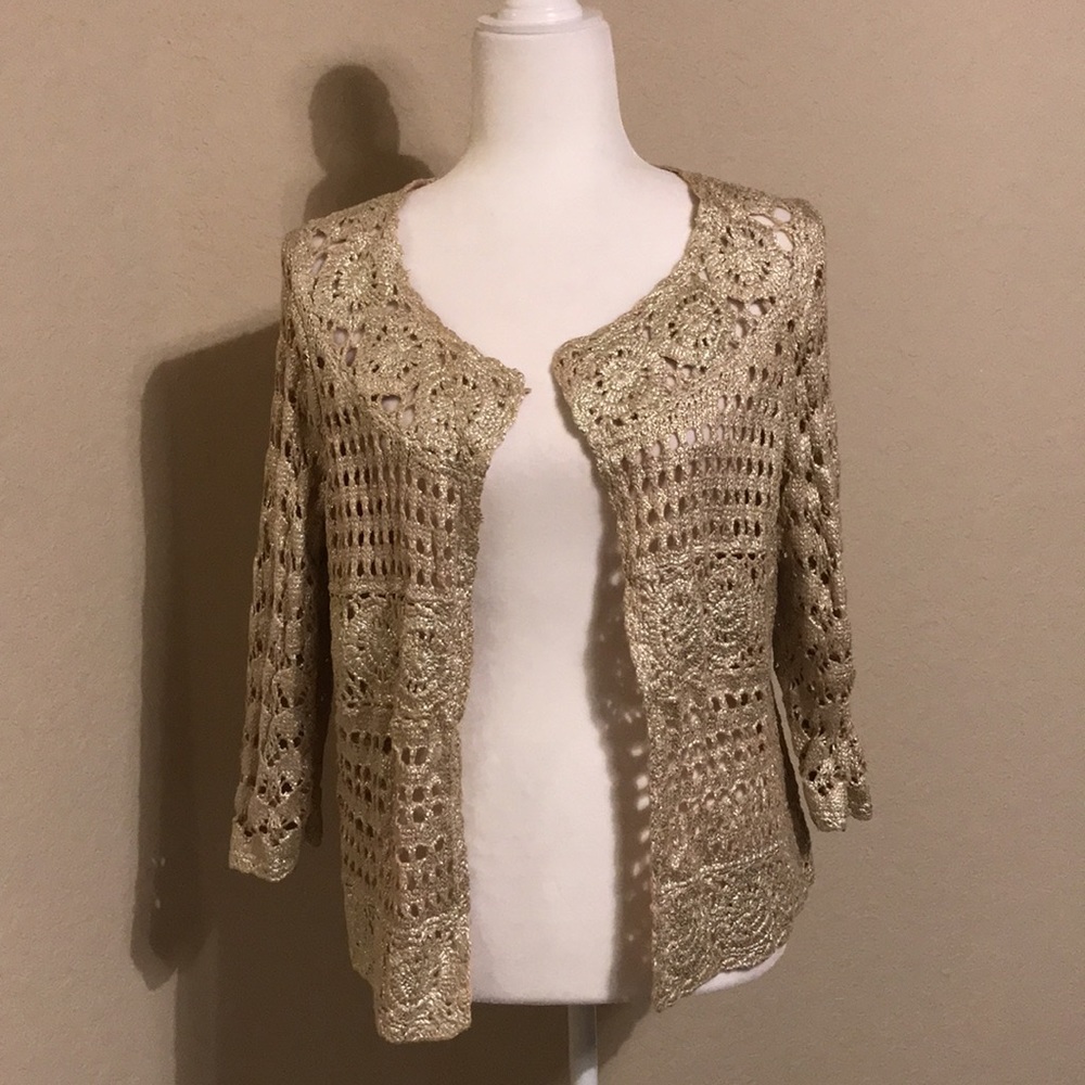 Chico’s Size 2 - Gold Sweater